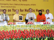 Dr. D. Veerendra Heggade attends conference on yoga for holistic health at New Delhi